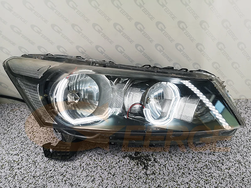 Для HONDA ACCORD 2008 2009 2010 2011 2012 Седан фары ультра яркие DTM M4 Стиль led Ангельские Глазки Halo