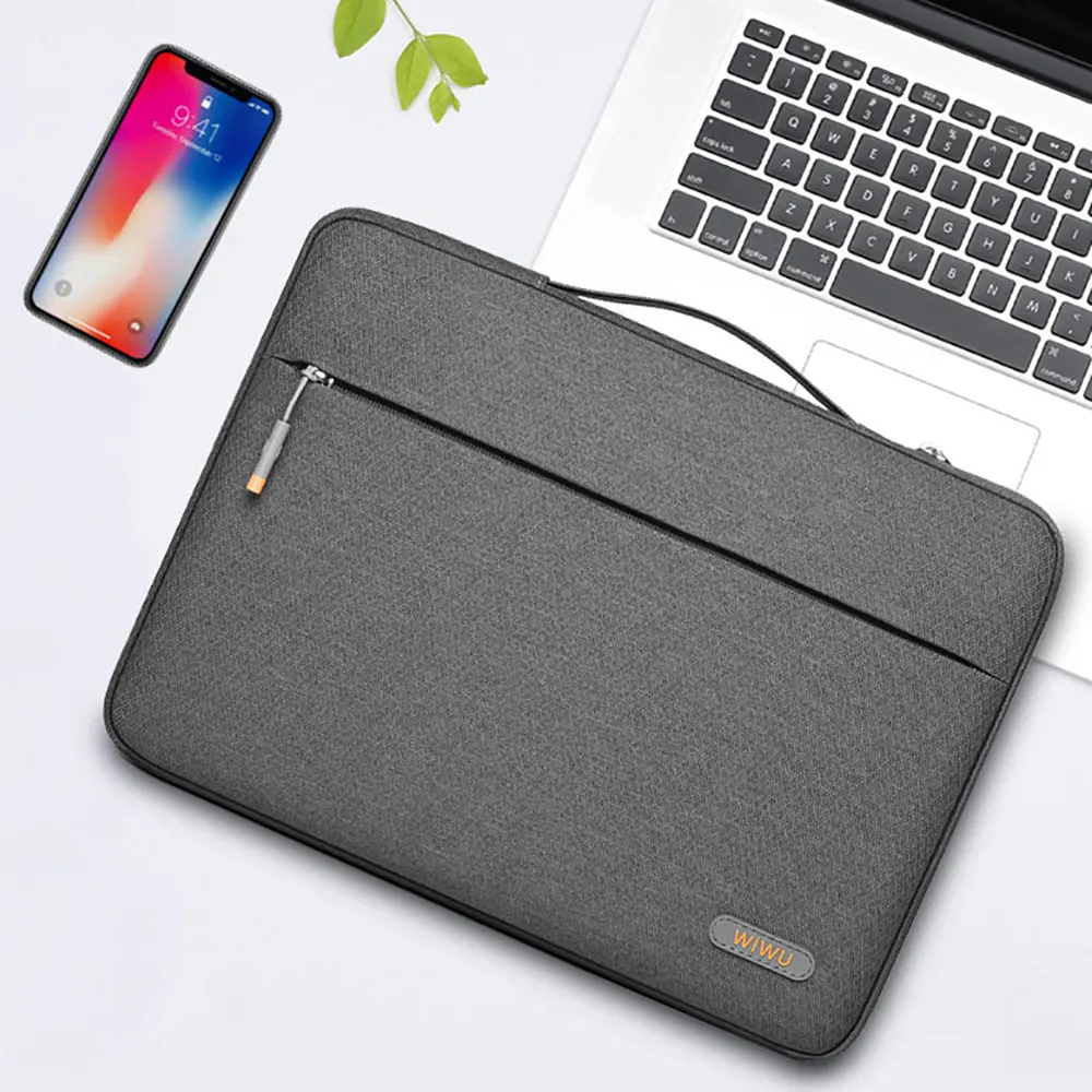 WiWU водонепроницаемый чехол для ноутбука MacBook Air 13 A2337 M1 Chip 2020, сумка для ноутбука с простой ручкой, чехол для MacBook Pro 13 A2338 2020 - изображение