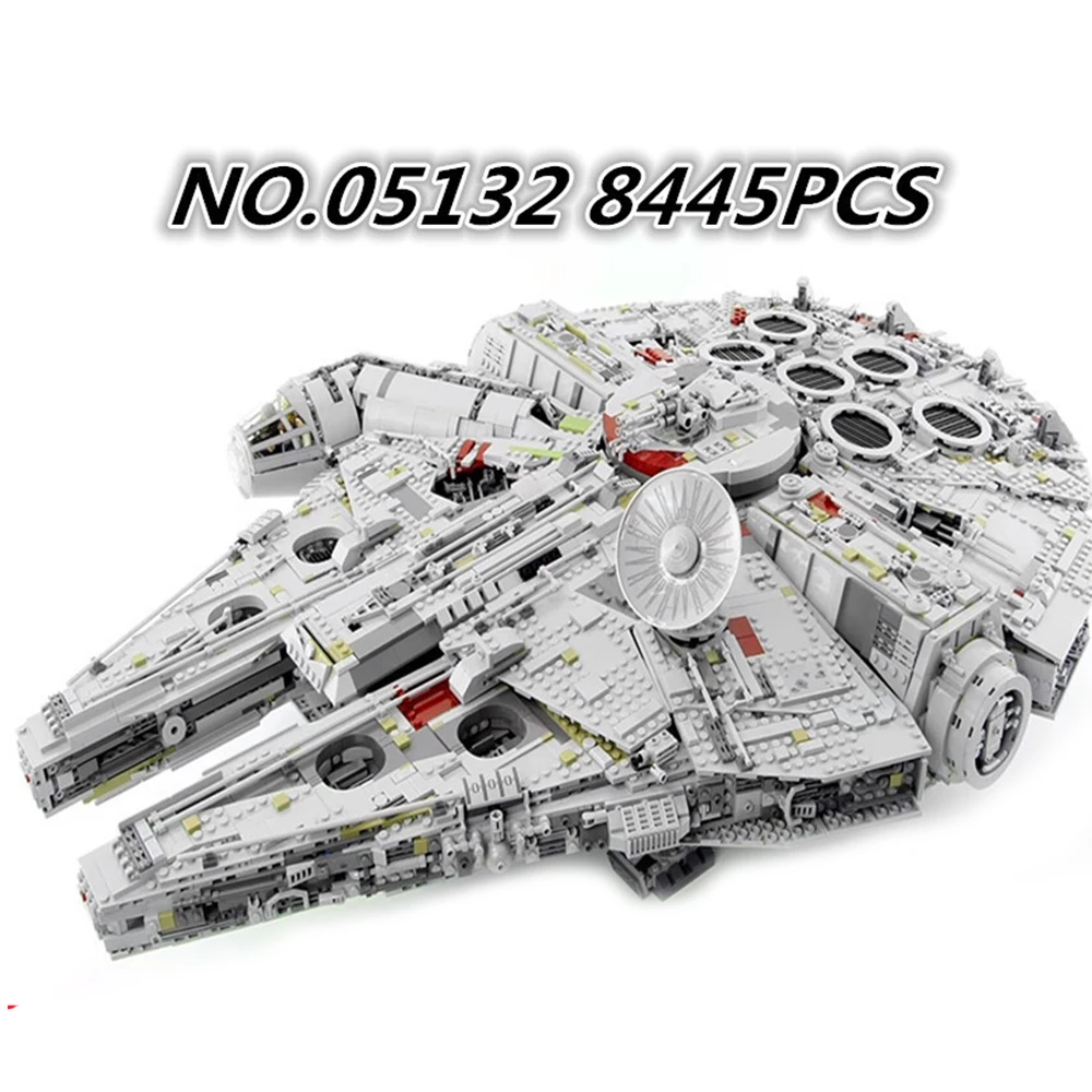 Король UCS Звезда смерти Разрушитель войны 05132 Millenniumed 05063 10188 Сокол строительные блоки кирпичи Рождество 75105 75192 79159 игрушка - Цвет: 05132(81085)