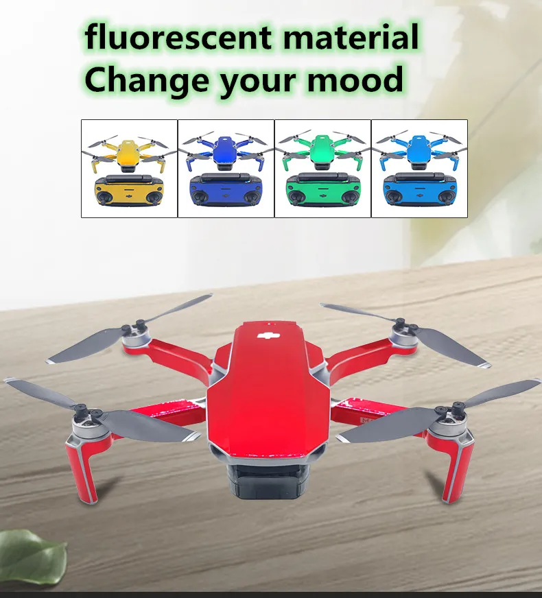 DJI Mavic Mini Royal мини-наклейка на корпус с пультом дистанционного управления все включено защитная пленка флуоресцентная Водонепроницаемая импортная бесшовная Защита от царапин