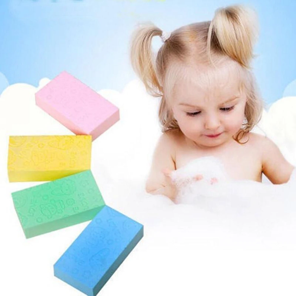 

1 Pcs Baby Sponge Exfoliating Massage Bath Towel Bathe Rubbing Towel To Dead Skin Bath Ball Multicolor
