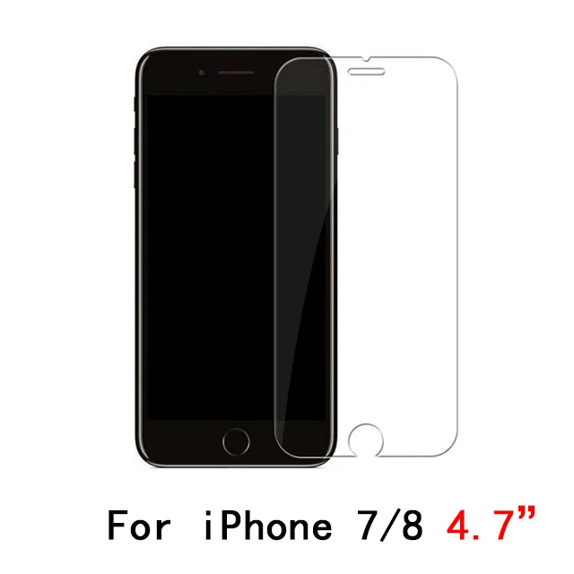 Закаленное стекло для iphone 7 plus 4 4S 5 5S se 6 6s плюс 8 плюс стекло iphone 8 x screen Protector защитное стекло на айфон 7 6 - Цвет: For iphone 7 8