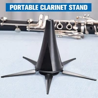 1pc portable abs clarinet stand bracket foldable flute rack musical holder instrument h1a1 placement v1k4