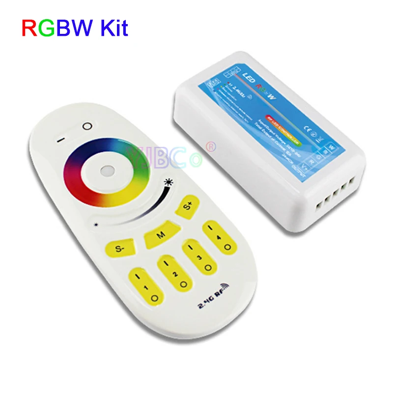 DC12-24V 2 4G 4 Zonepress Кнопка/сенсорный Dimmimg/CT/RGB/RGBW светодиодный контроллер RF