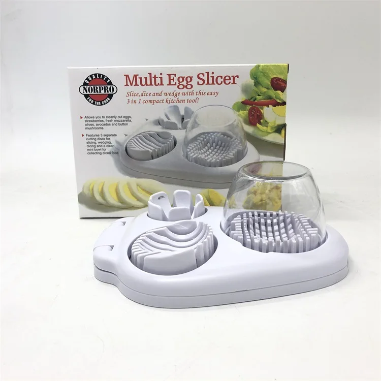 

Multifunctional Egg Cutter Stainless Steel Egg Slicer Sectioner Cutter Mold Flower-Shape Luncheon Meat Cutter Kitchen Gadgets