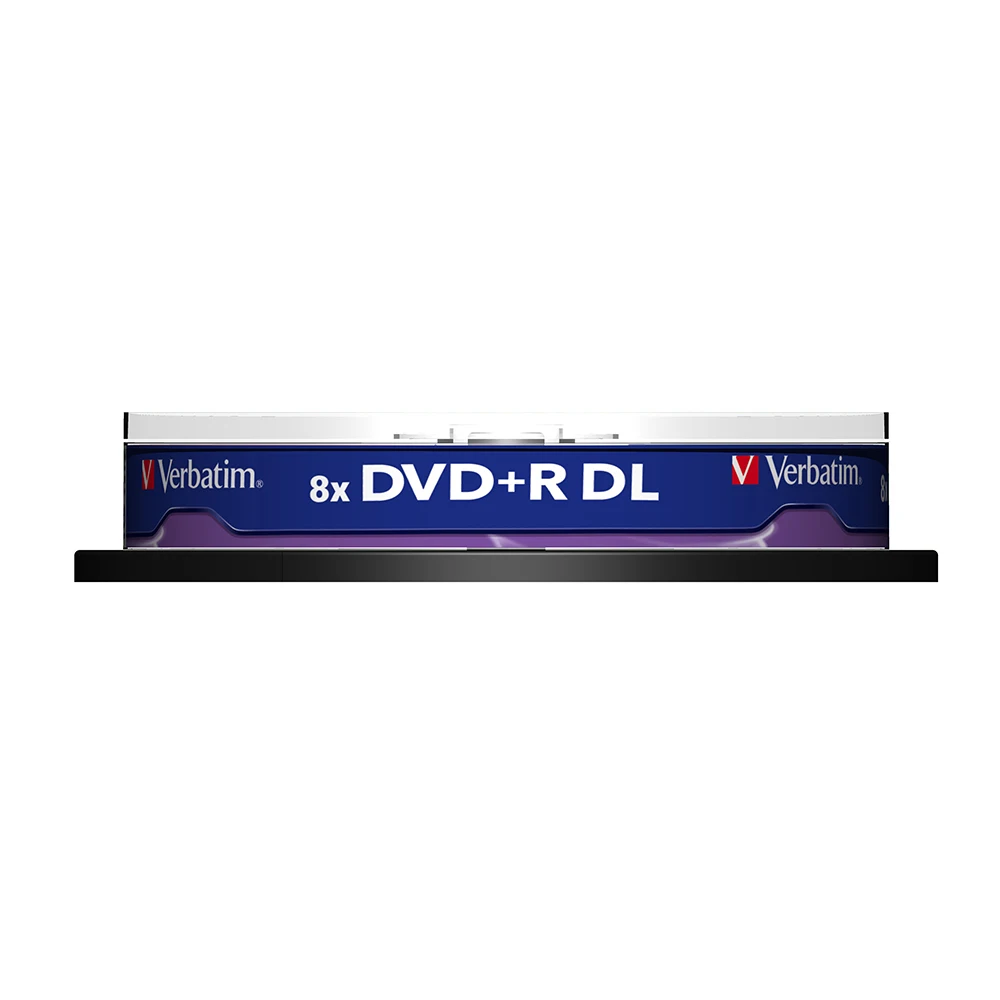 Verbatim DVD + R DL 8 5 ГБ 10Pk шпиндель 8x двухслойный записываемый мультимедийный диск