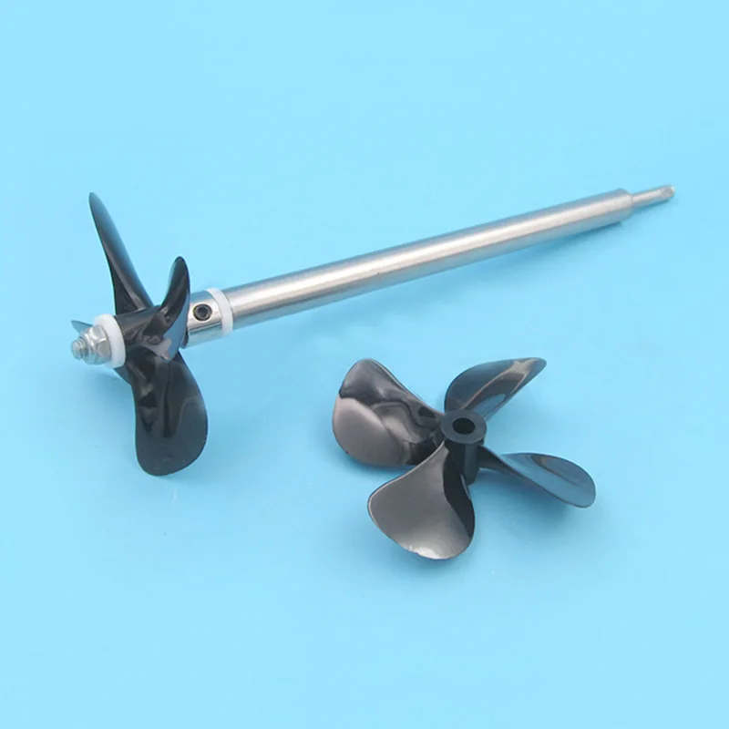 

4PCS 4 Blades Propeller Outer Diameter 55/60/65/70/75mm CW CCW Paddle Aperture 5mm Mini Props for RC Simulation Boat Parts