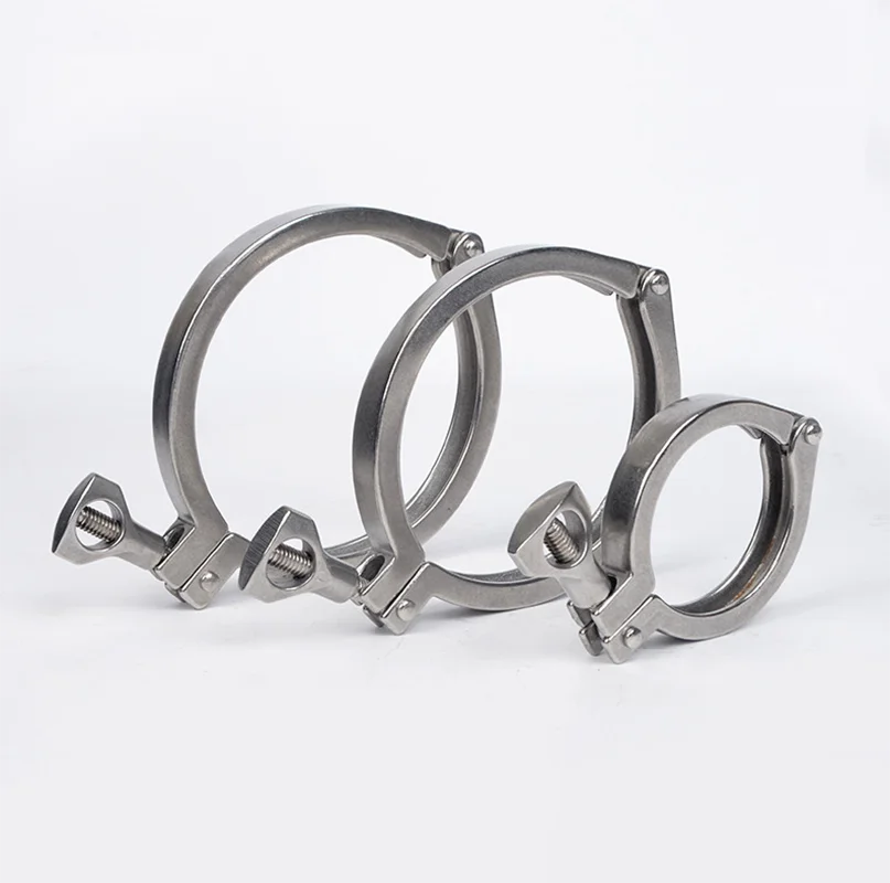 Алюминиевый зажим для вакуумной трубы KF16 тройные зажимные фитинги шарнирное