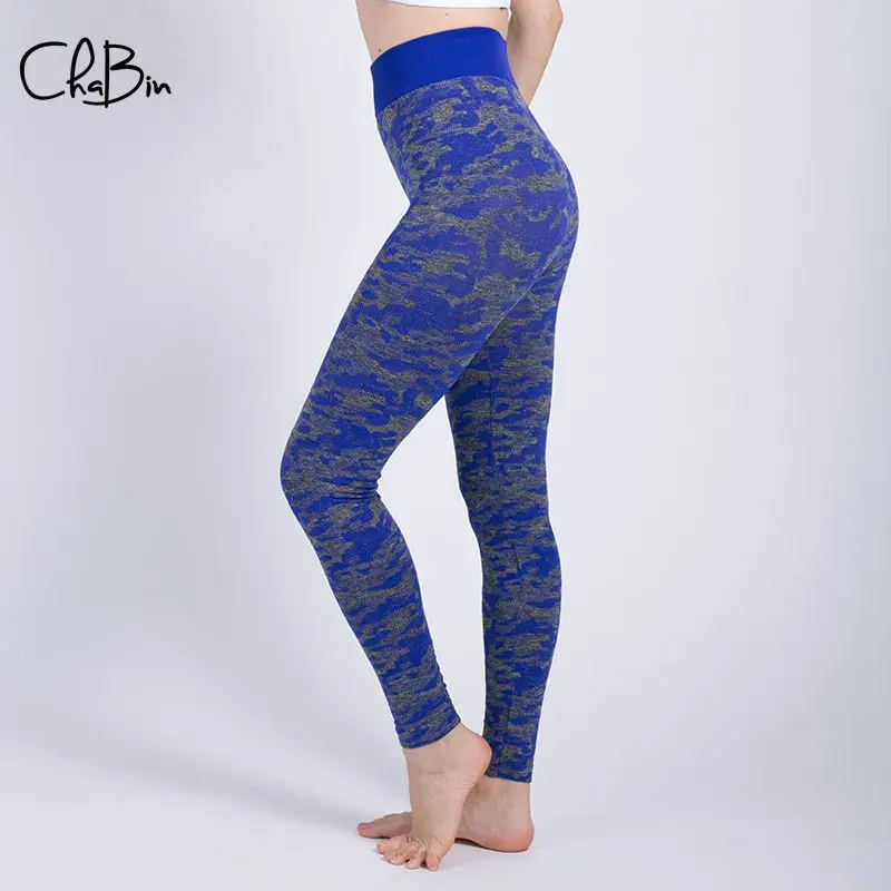 2019 Женские Штаны Для Йоги камуфляжные леопардовые спортивные Леггинсы пуш-ап
