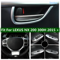 car door pull doorknob handle hand clasping bowl dashboard air ac vent outlet cover trim abs for lexus nx 200 300h 2015 2020