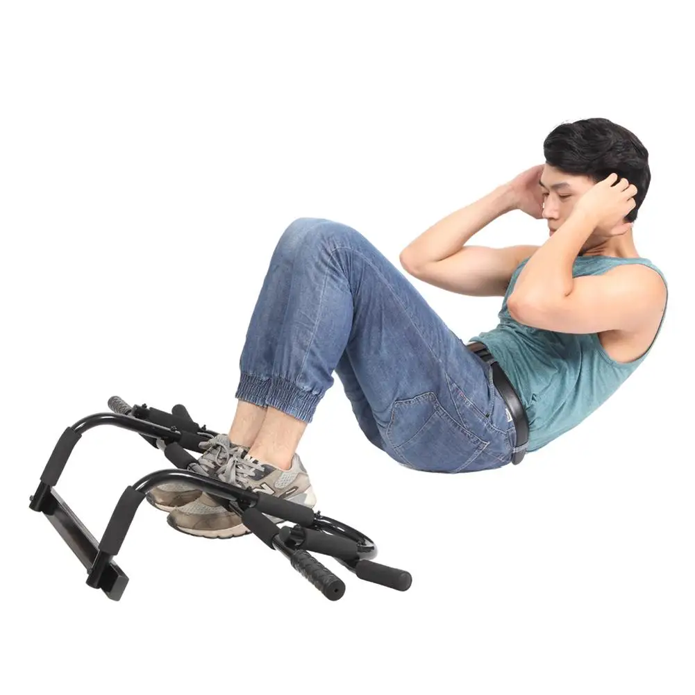 Дверь горизонтальный железные прутья трубка Съемная домашний тренажерный зал