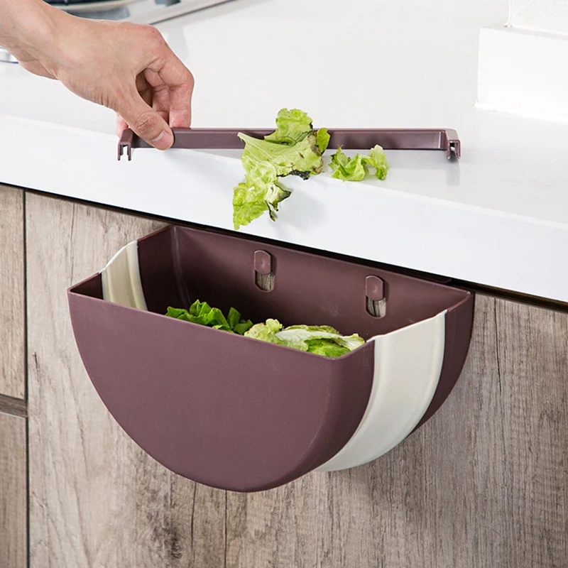 Кухонное мусорное ведро складное Автомобильное Мусорное подвесное для шкафа