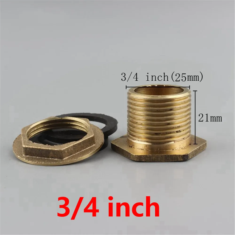 1/2 'Ɖ/4'' 1 ''медный резервуар для воды адаптер резьбы аквариум разъем 20 25 32