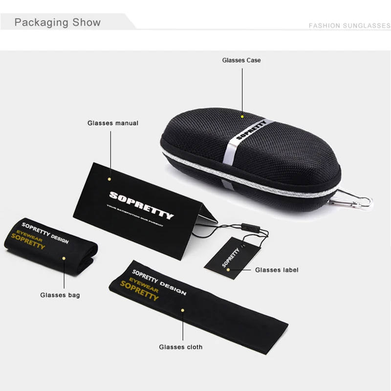 Солнцезащитные очки унисекс Классические поляризационные кошачий глаз с