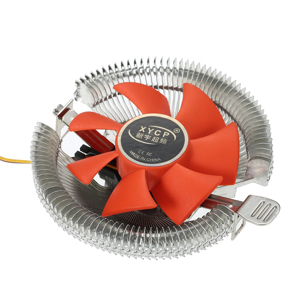 

CPU Cooler Fan Heatsink Cooling Fan Air PC CPU Cooling Radiator 3 Pin for LGA775 1155 AM2 AM3 754