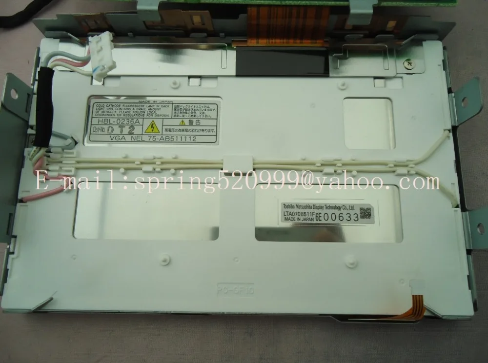 ЖК дисплей Matsushita LTA070B511F 7 дюймовый экран с сенсорной панелью для Lexus IS250 IS300 GPS