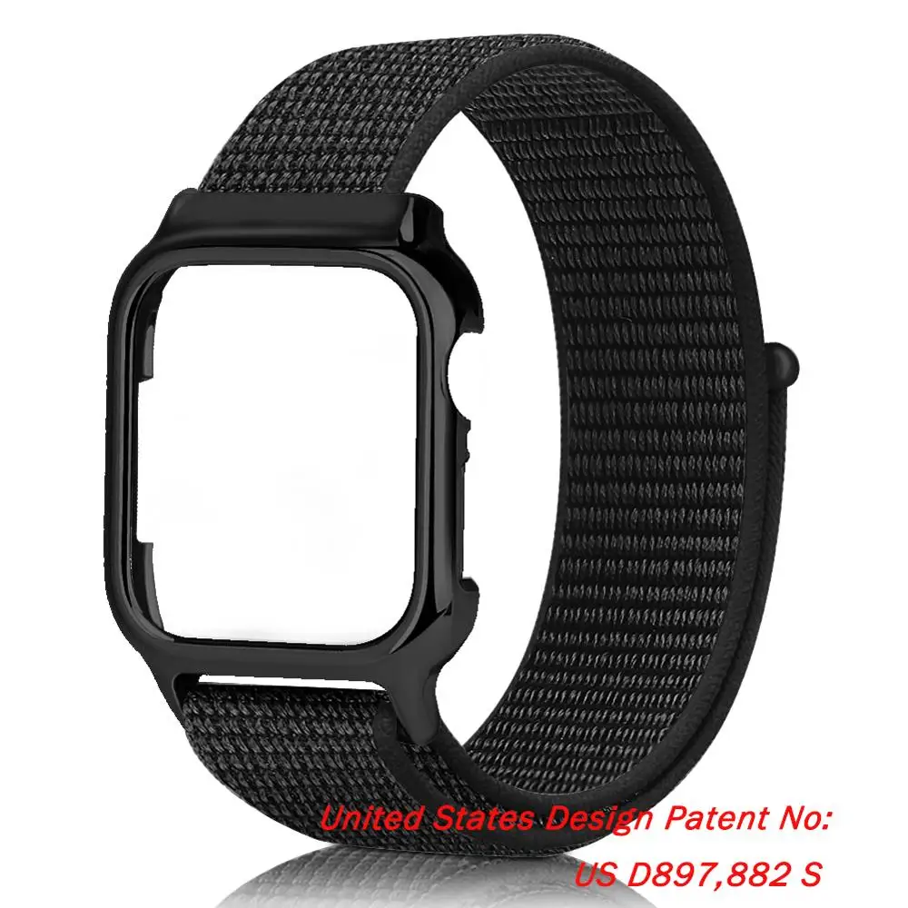 Elastic Sport Solo Loop Strap for AppleWatch 6 Band 44mm 40mm Accessories Nylon WristBand Bracelet | Наручные часы