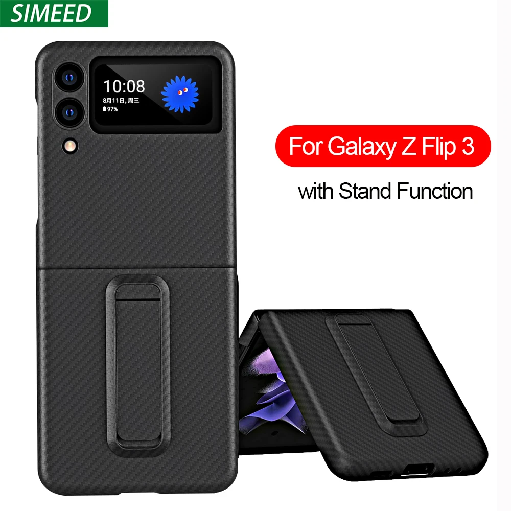 

Ультратонкий чехол-книжка из углеродного волокна для Samsung Galaxy Z Flip 3