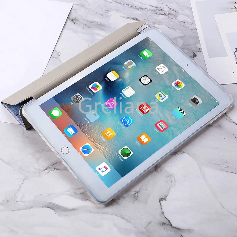 Магнитный смарт чехол с мраморным принтом для iPad Air 1 2 9 7 2017 2018 планшета A1474 A1475 A1476