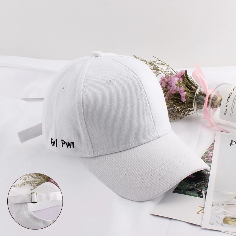 GrlPWR white Мода Спорт на открытом воздухе бейсболка для обувь для мужчин и женщин - Цвет: GrlPWR white