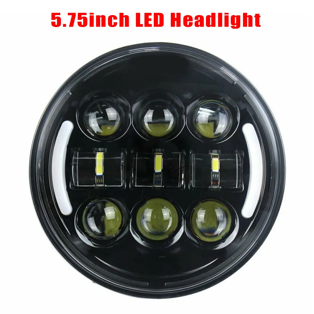 

LED Motorcycle Headlamp Motorcycle Replacement 5.75In 5-3/4In Universal