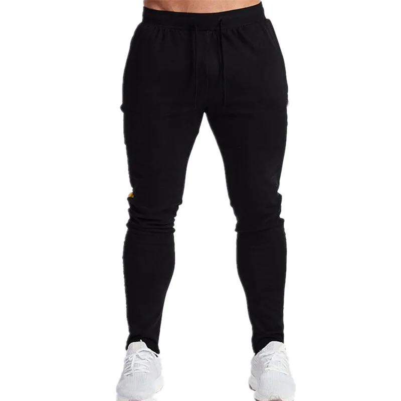 

2019 new jogger high quality brand men's trousers gym bodybuilding pants Pantalones hombre casual cotton twill jogging pants