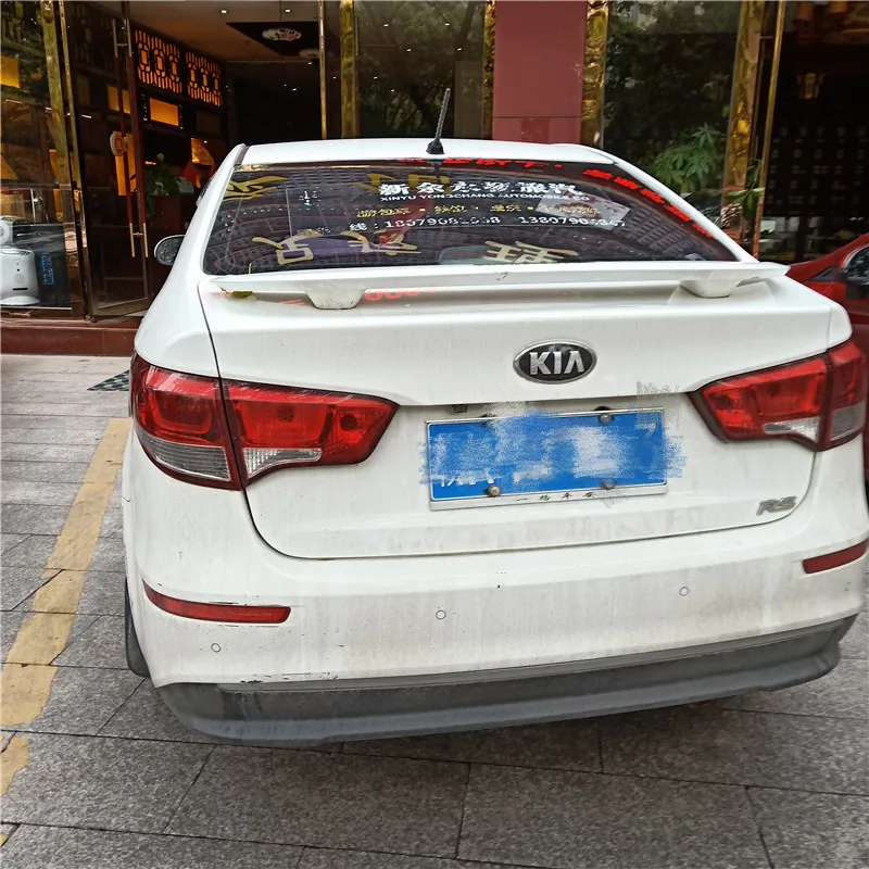 Для kia Forte спойлер высокого качества ABS Материал заднего крыла автомобиля Спойлер
