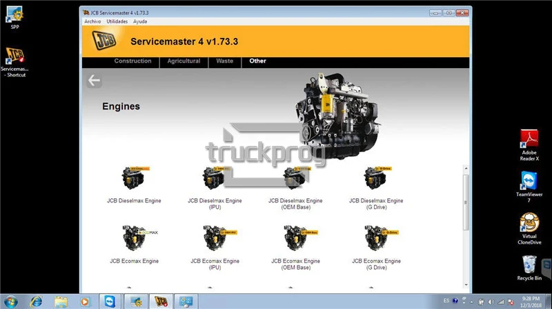 Для JCB диагностический сервис Master 4 v1.73.3 экскаватор лифт грузовик диагностическое