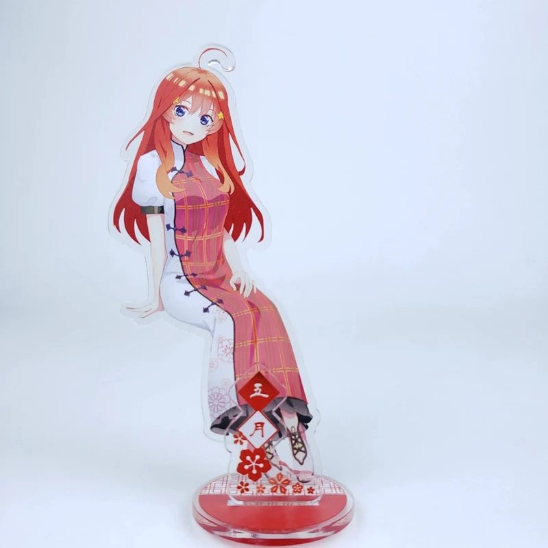 Аниме Go-Toubun no Hanayome The Quintessential Quintuplets Nino Nakano Miku Cosplay Акриловая стойка-фигурка для декора на стол.