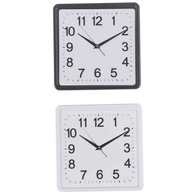 

Hot! 1:12 Scale Resin Dollhouse Miniature Wall Clock Play Doll House Miniaturas Home Decor Accessories Toy Pretend Furniture Toy