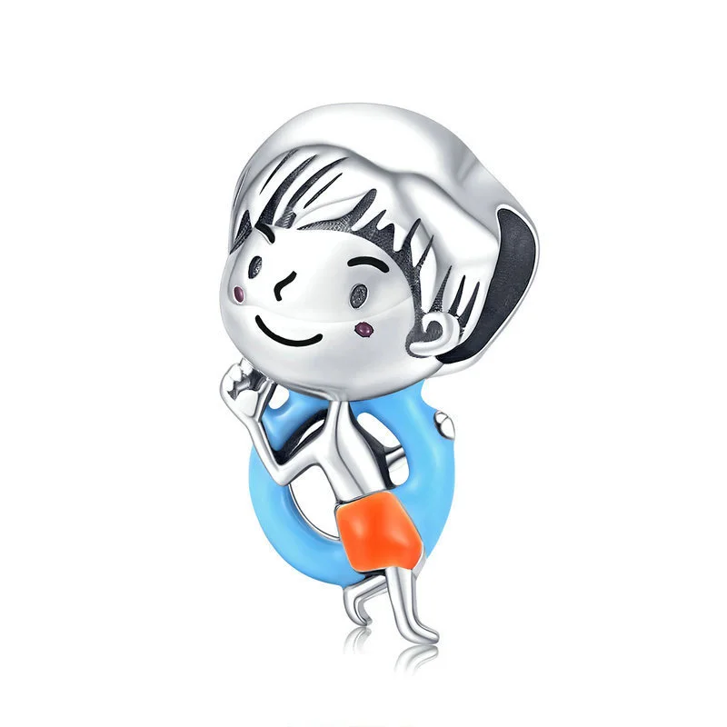 2021 Новый Синий Ловец снов Русалка из бисера Подходит для оригинальных Пандоры