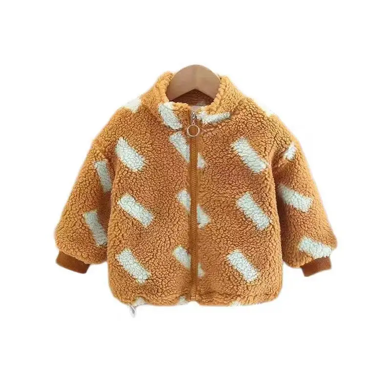 

New Girls Jacket Fleece Kids Coats Children Jacket Winter Autumn Kids Thick Warm Zipper Jackets Girls Outer Clothing