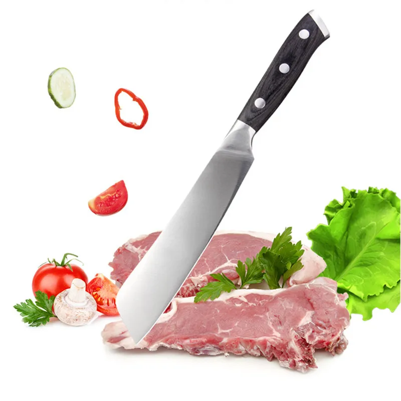 High quality Kitchen Knife Stainless Steel Sashimi Santoku Chopping Chef Bone Fish Vegetable Sushi Meat Tools | Дом и сад