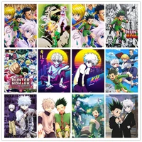 5d diy hunter x hunter poster diamond painting cross stitch embroidery japanese anime pictures diamond mosaic home decoration