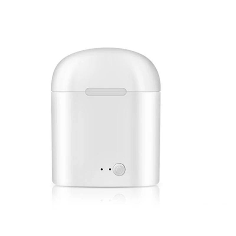 Charging bin I7s Tws Bluetooth наушники Телефон Bluetooth беспроводная гарнитура Мини наушники с зарядным устройством наушники для IOS Android DMM - Цвет: Charging bin