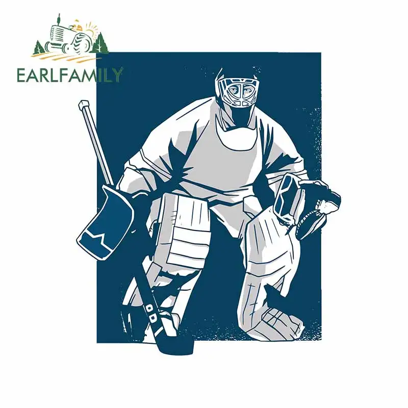 EARLFAMILY 13 см x 11 2 для хоккея с шайбой наклейка вратаря на багажник жилого дома