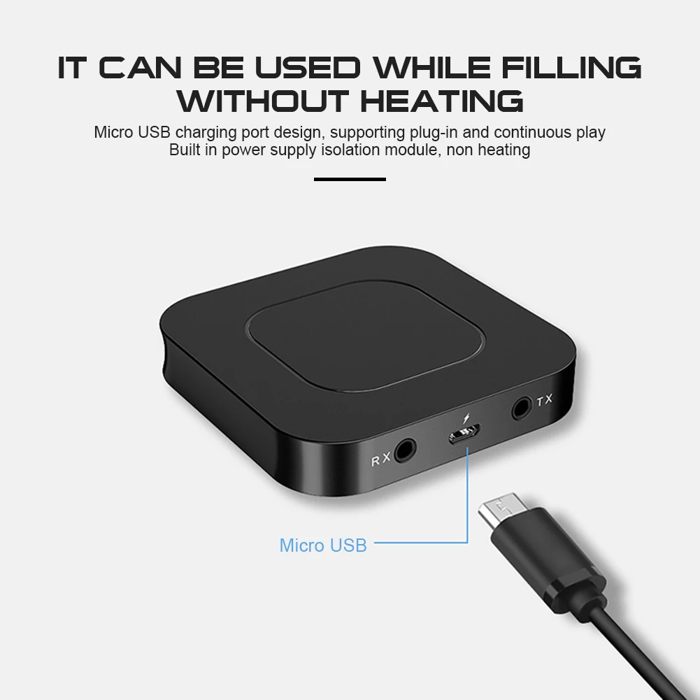 Адаптер Bluetooth 5 0 беспроводной передатчик и приемник с поддержкой AUX/RCA для ПК