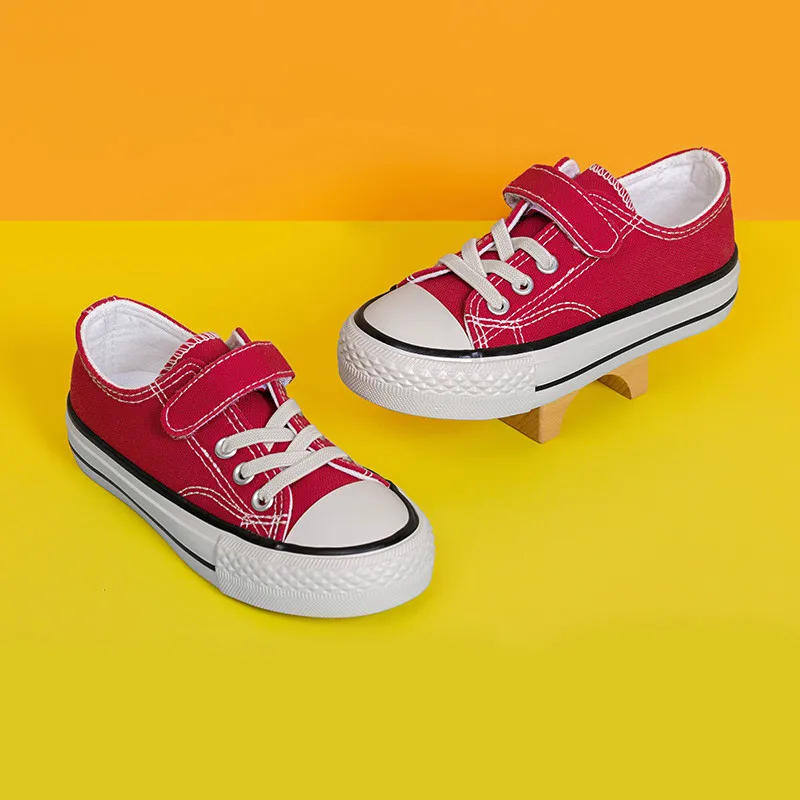

Children Canvas Shoes Boys Shoes Girls Casual Small White Sneakers New Style Breathable Spring 2021 Kids Shoes for Girl
