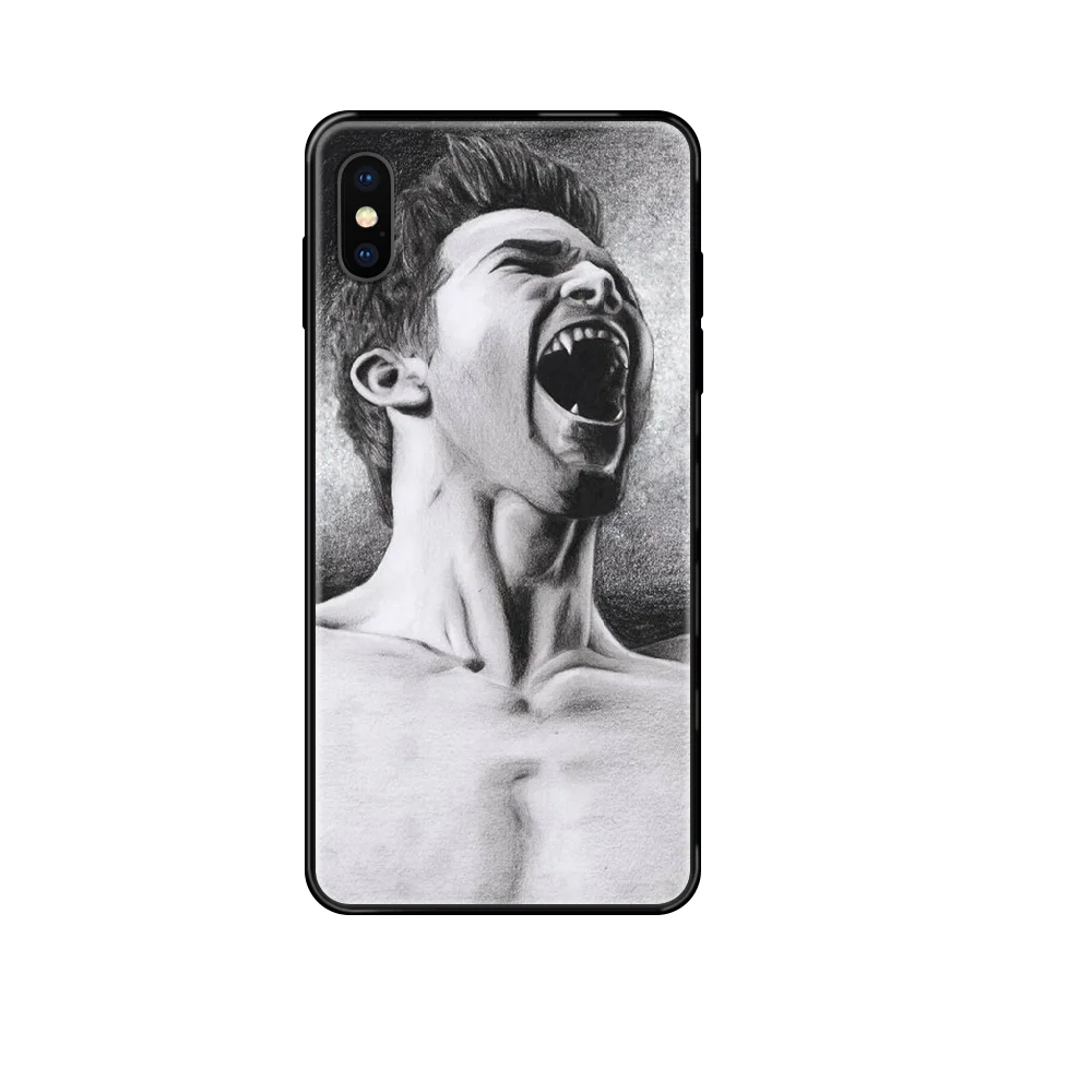 Чехол для телефона Teen Wolf Derek Hale iphone 4 4s 5 5S SE 5C 6 6S 7 8 plus X XS XR 11 PRO MAX 2020 черный чехол из - Фото №1