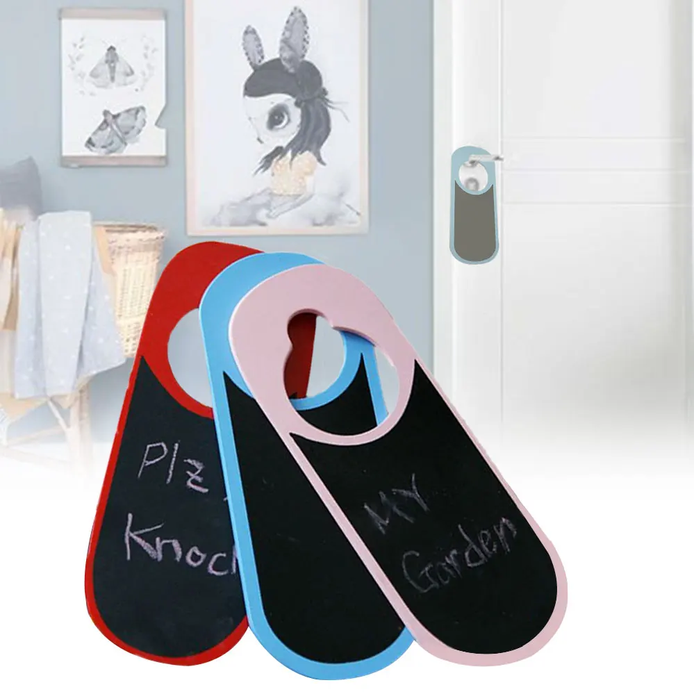 2-сторонний &quotне беспокоить&quot дверная вешалка знак Стиль Наклейка дома магазин