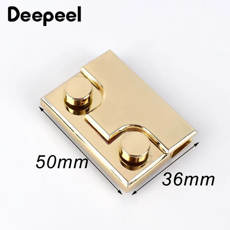 Deepeel 2/4pcs Snap Bag Lock Metal Clasp Spring Buckle for DIY Handbag Purse Hardware Closure Parts Accessories KY410 | Багаж и сумки