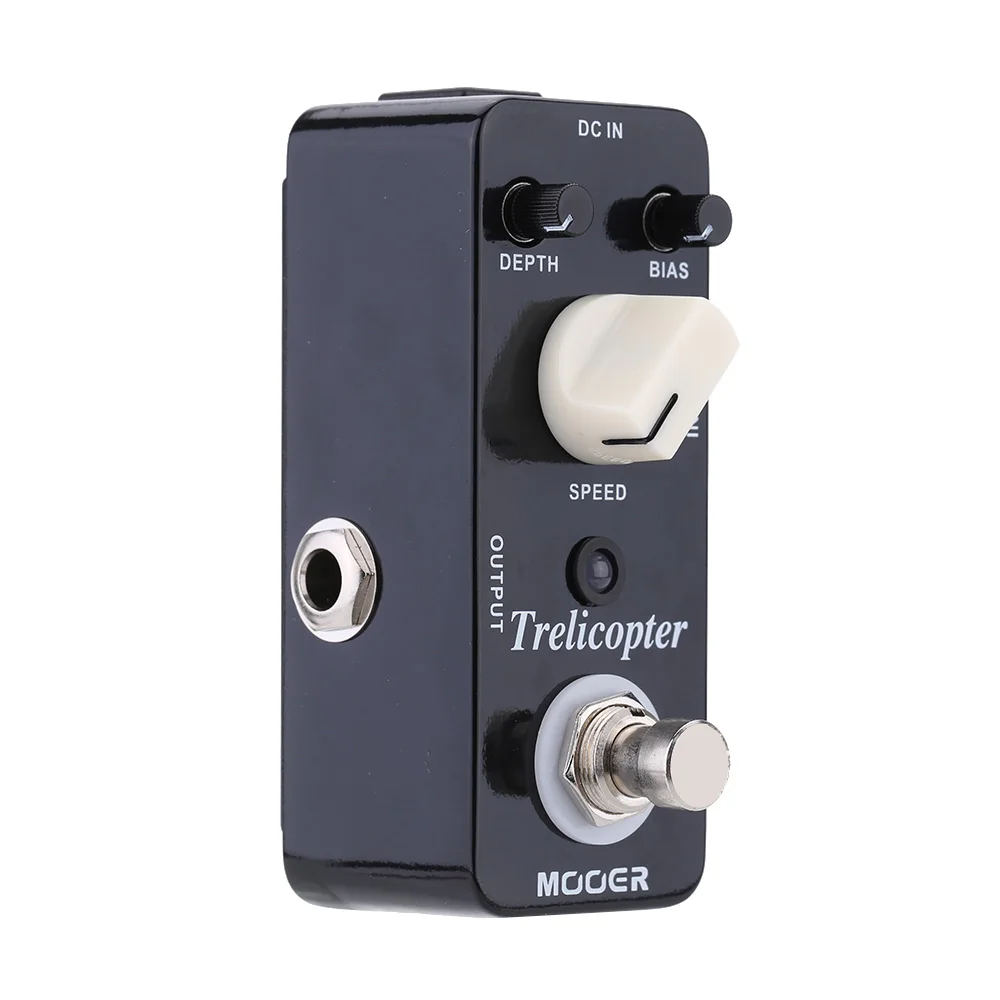 

Mooer Trelicopter Mini Optical Tremolo Effect Pedal for Electric Guitar True Bypass Musical Instruments Accessories