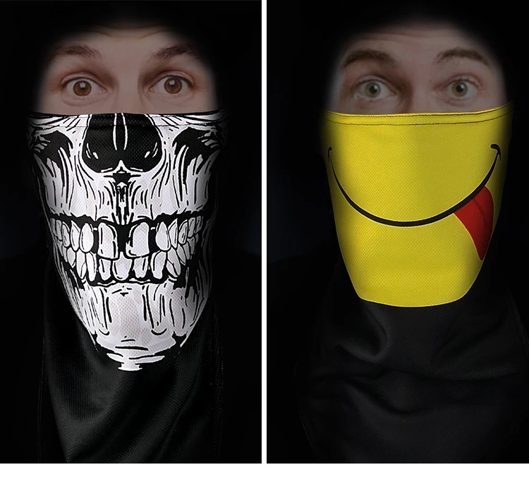Adult Ski bicycle Face Mask Cycling Winter Warm bike Scarf Protection half Face Mask Snowboard Hood Balaclavas mens kids women