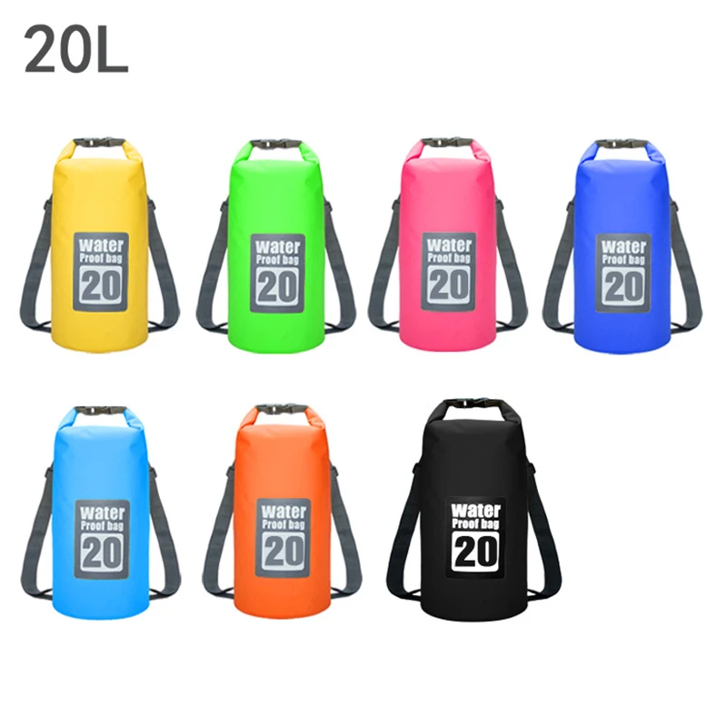 Outdoor Rivers Trekking Bags Waterproof Ultralight Camping Hiking Dry Drifting Skiing Kayaking Swimming Backpack Bag