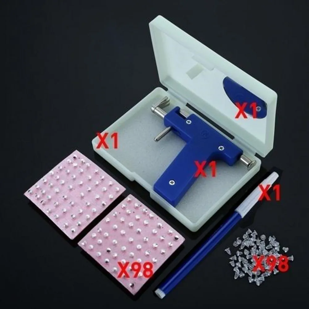 Профессиональный инструмент для пирсинга тела из сплава набор инструментов