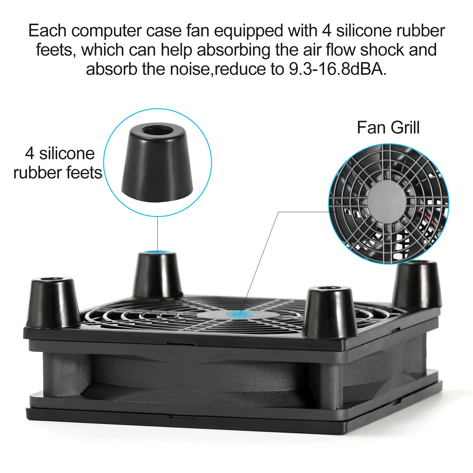 Охлаждающий вентилятор SXDOOL 120 мм 5 в постоянного тока USB-роутер кулер с
