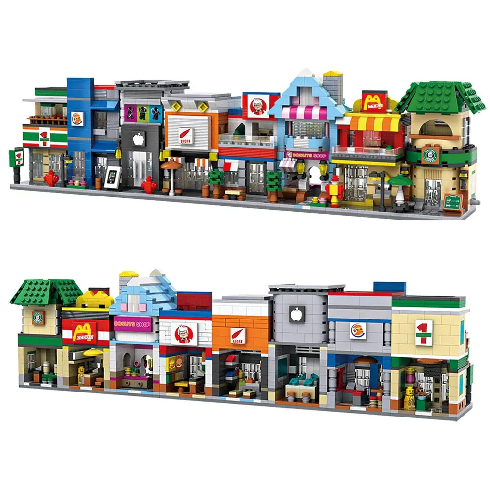 Новое поступление строительная игрушка сделай сам модель микро магазина кофе