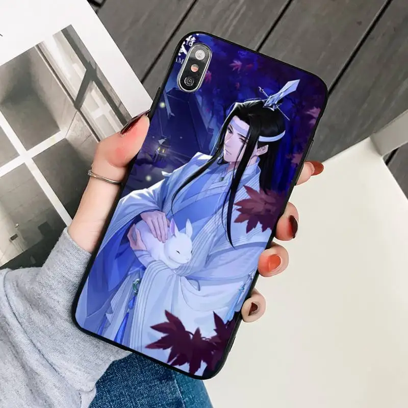 

Grandmaster Mo Dao Zu Shi Phone Case Black Cover For IphoneX XS 11 12 11/12Pro Max 5 5s SE 6 6s 7 8 Plus SE2020 Cases