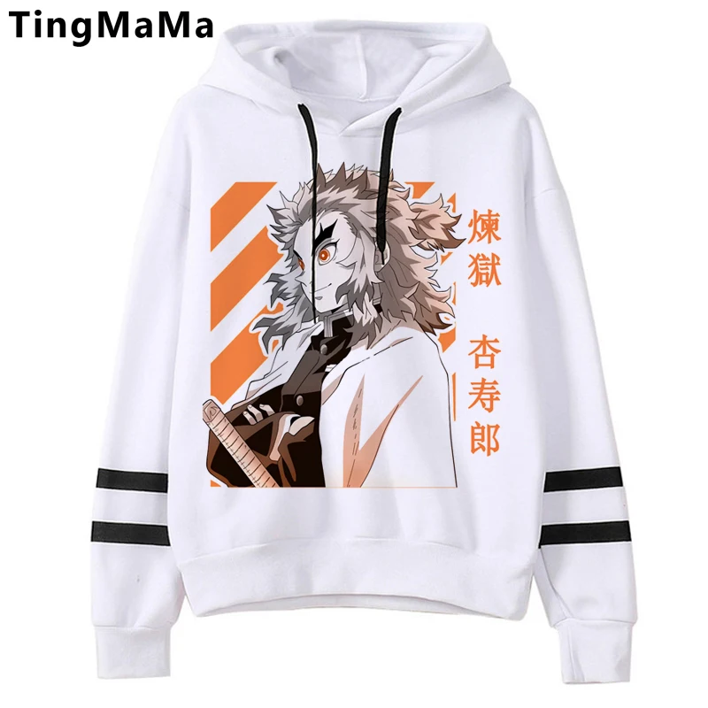 Толстовки мужские Kawaii Kimetsu No Yaiba Tanjiro Kamado Nezuko японское аниме рассекающий демонов