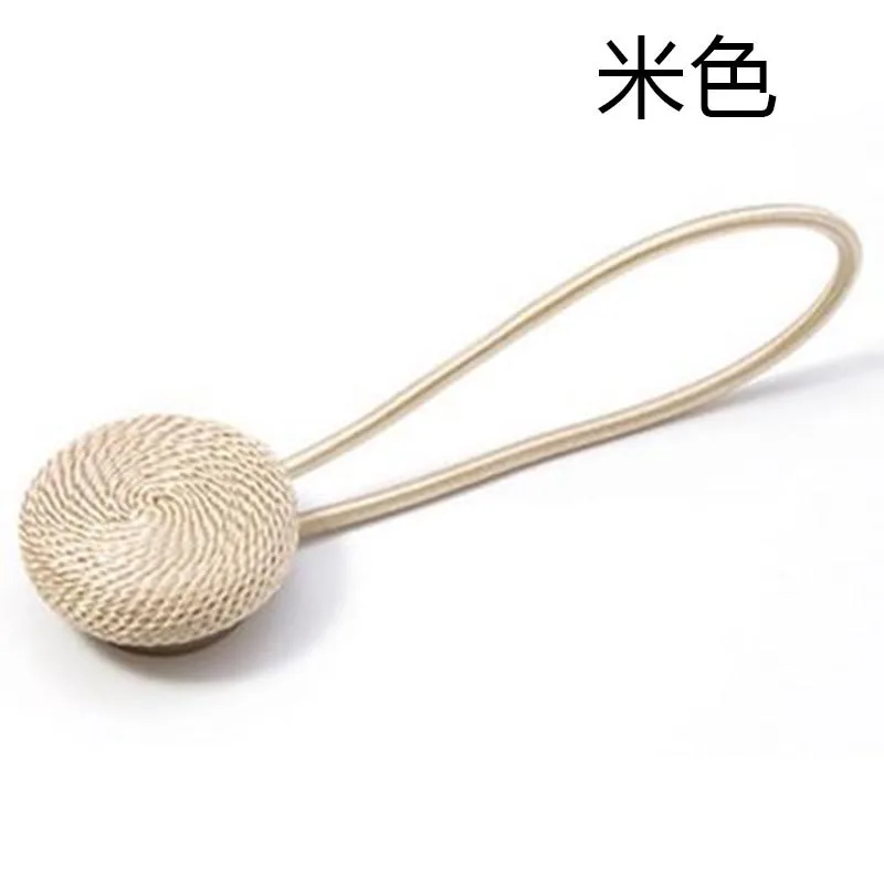 

Магнитные зажимы для штор HOLAROOM, бежево-золотые